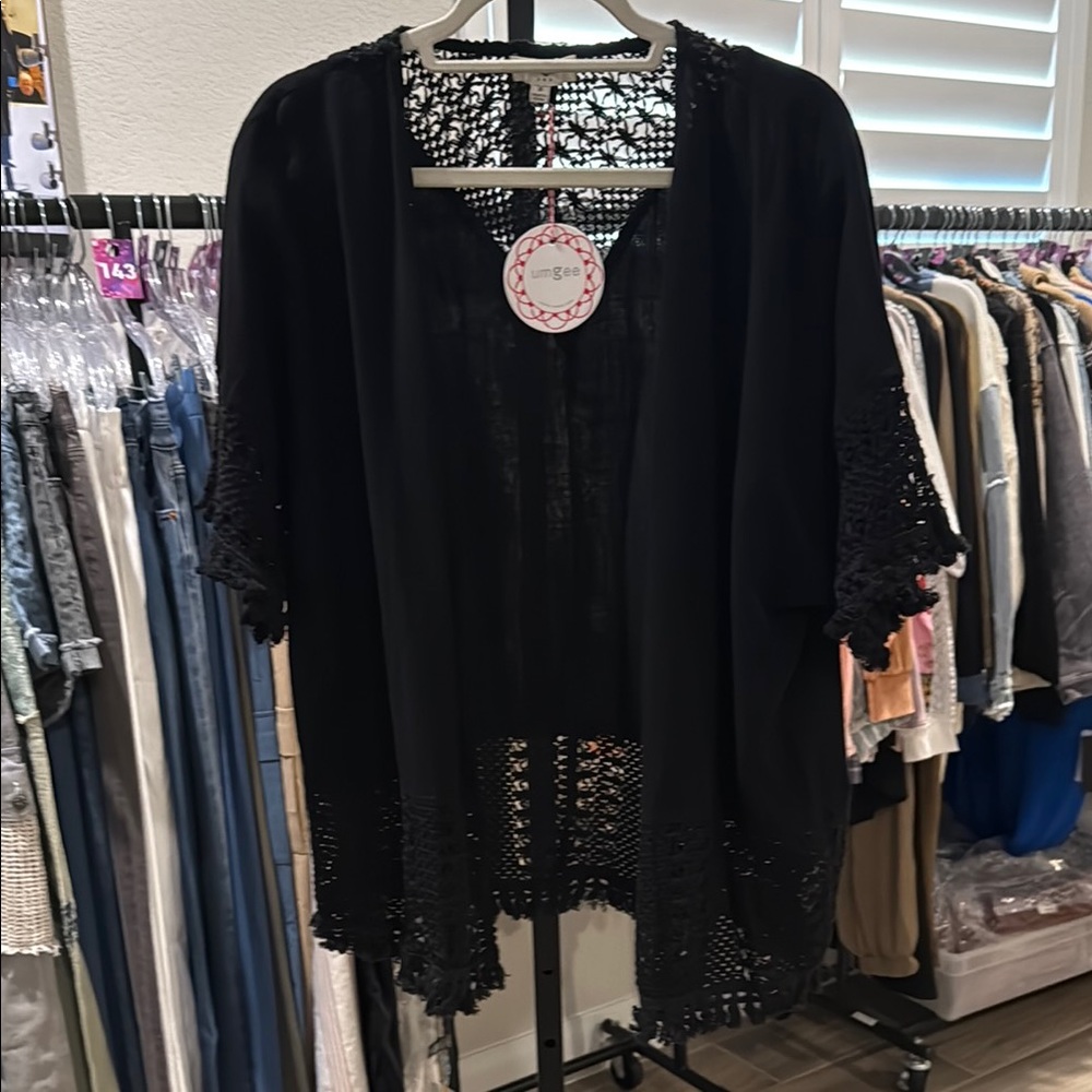 #28 UMGEE CROCHET KIMONO - Picture 2 of 4